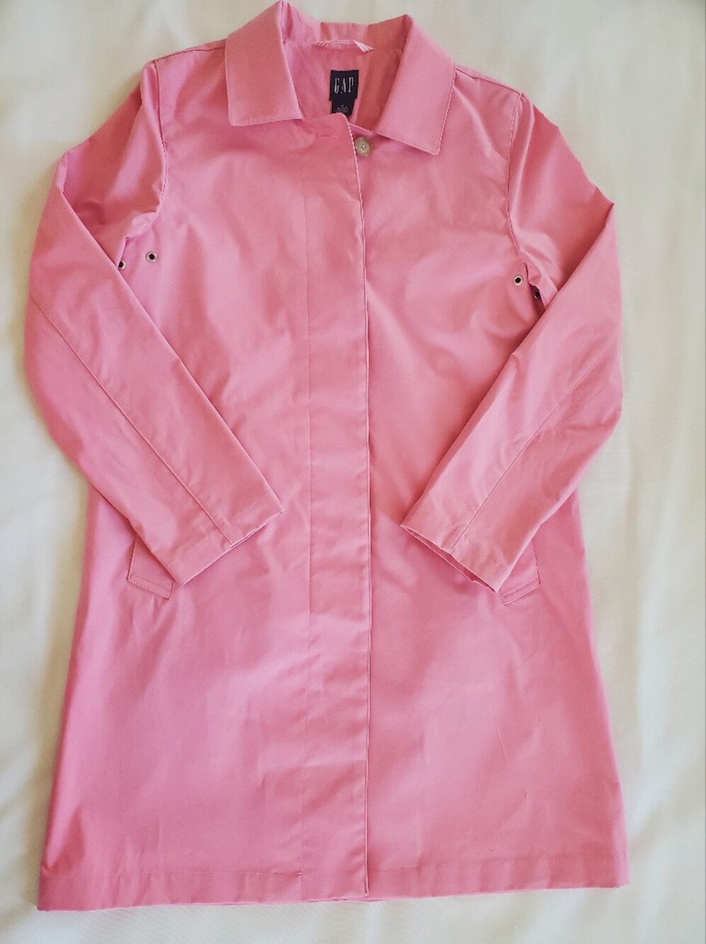 Vintage Gap Pink Trench Size Medium